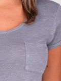 Washed Slub Pocket Tee