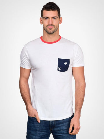 Star Print Pocket Tee