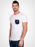Star Print Pocket Tee