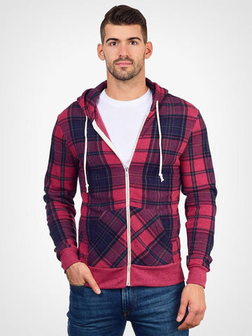 Plaid Print Rocky Hoodie