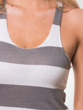 Meegs Striped Heather Tank