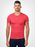 Eco Heather Pocket Crew Tee