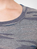 Navy Camo Crew Tee