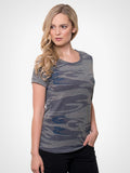 Navy Camo Crew Tee
