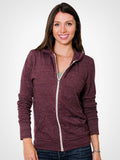 Eco-Heather Zip Hoodie