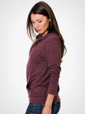 Eco-Heather Zip Hoodie