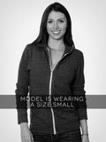 Eco-Heather Zip Hoodie