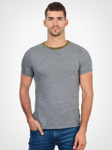Camo Neck Band Crew