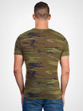 Camo Print Heather Crew