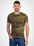 Camo Print Heather Crew