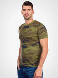 Camo Print Heather Crew