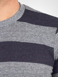 Striped Eco Heather Crew