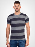 Striped Eco Heather Crew