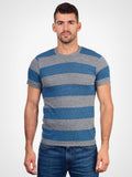 Striped Eco Heather Crew