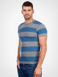 Striped Eco Heather Crew