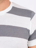 Striped Eco Heather Crew