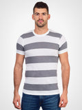 Striped Eco Heather Crew