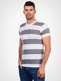 Striped Eco Heather Crew