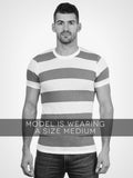 Striped Eco Heather Crew