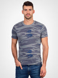 Navy Camo Heather Crew