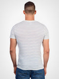Stitch Stripe Heather Crew