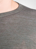 Long Sleeve Heather Crew