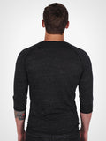 3/4 Eco Heather Henley