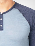 3/4 Eco Heather Henley