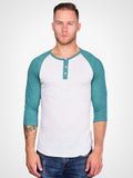 3/4 Eco Heather Henley