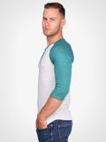 3/4 Eco Heather Henley