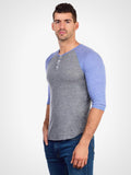 3/4 Eco Heather Henley
