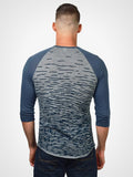 Printed 3/4 Sleeve Henley