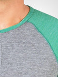 3/4 Eco Heather Henley