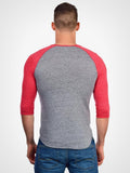 3/4 Eco Heather Henley