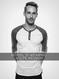 3/4 Eco Heather Henley