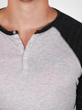 3/4 Eco Heather Henley