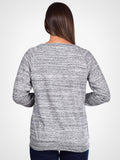 Space Dye Slouchy Pullover