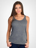 Airy Melange Burnout Tank