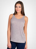 Airy Melange Burnout Tank