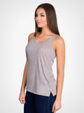 Airy Melange Burnout Tank