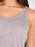 Airy Melange Burnout Tank