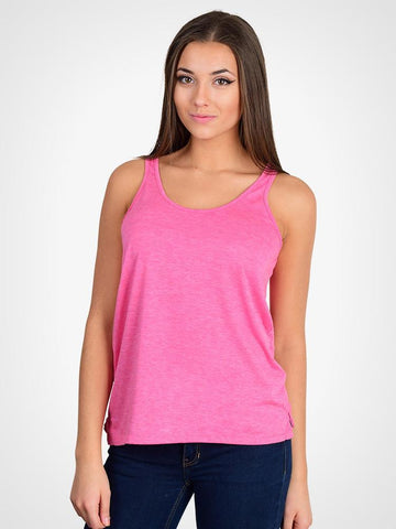 Airy Melange Burnout Tank