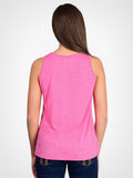 Airy Melange Burnout Tank