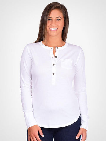Pima Cotton Pocket Henley