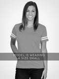 Brady Striped V-Neck Tee