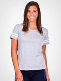 Brady Striped V-Neck Tee
