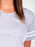 Brady Striped V-Neck Tee