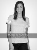 Brady Striped V-Neck Tee