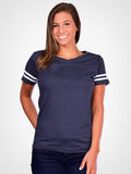 Brady Striped V-Neck Tee