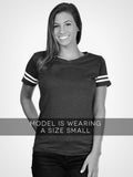 Brady Striped V-Neck Tee